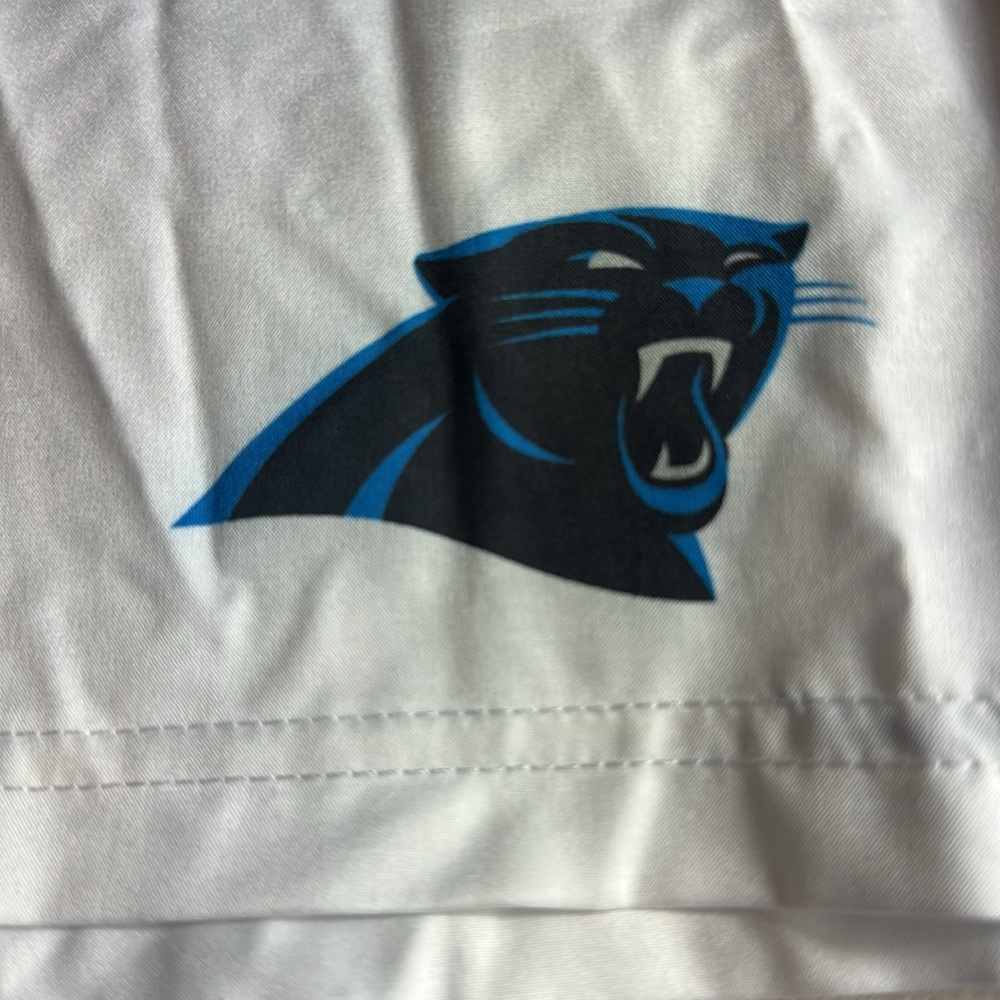 NWT - FOCO Men's NFL Color Dive Swim Boardshorts, Carolina Panthers - Size 2XL - Picture 7 of 8